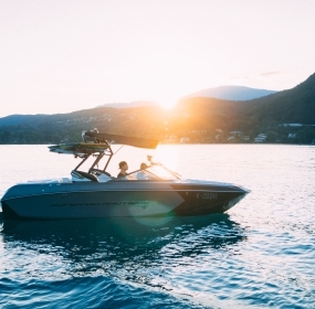 Spacious boat with captain for charter at Costa Del Boats